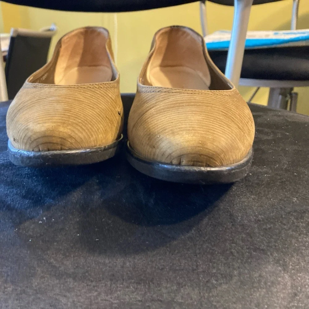 Salvatore Ferragamo Vintage Slip-ons 9.5 Brown Suede